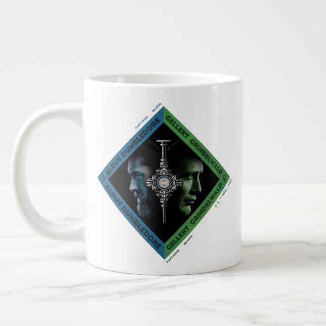 Dumbledore & Grindlewald Bluttroth Grafik Jumbo-Tasse (Links)