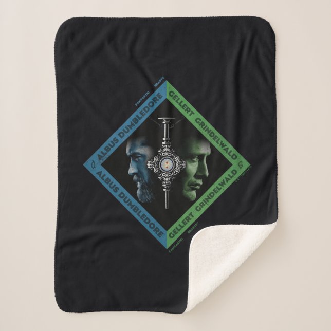 Dumbledore & Grindlewald Bluttroth Grafik Sherpadecke (Vorderseite)