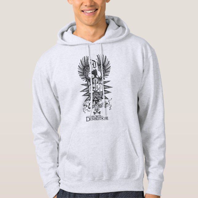 Dumbledore-Wappen Hoodie (Vorderseite)