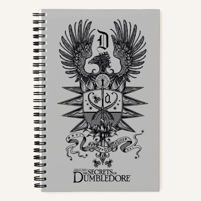 Dumbledore-Wappen Notizbuch (Vorderseite)