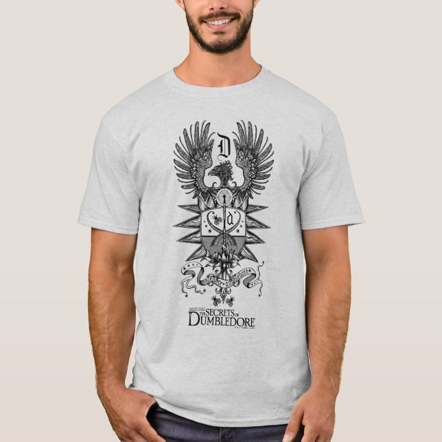 Dumbledore-Wappen T-Shirt (Vorderseite)