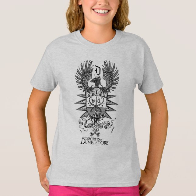 Dumbledore-Wappen T-Shirt (Vorderseite)