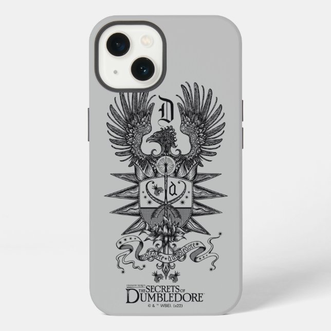 Dumbledore's Crest iPhone Hülle (Rückseite)