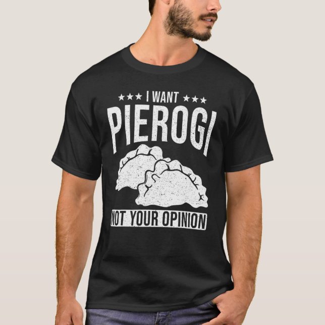 Dumbling Food Designs  Pierogi T-Shirt (Vorderseite)