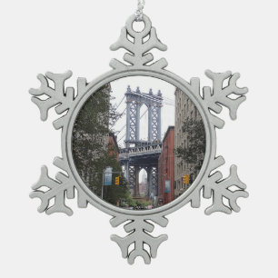 DUMBO, Brooklyn #2 Snowflake Ornament