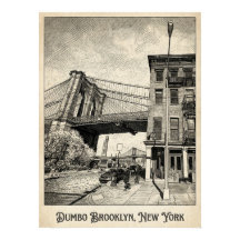 DUMBO Brooklyn New York — Ikonische Brücke