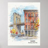 DUMBO Brooklyn New York — Ikonische Brücke