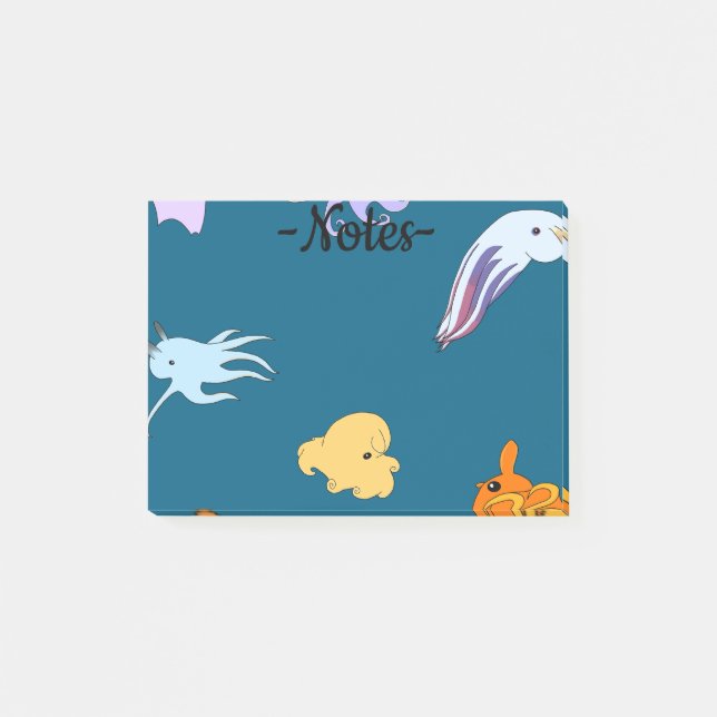 Dumbo Octopuses Post-it Klebezettel (Vorderseite)