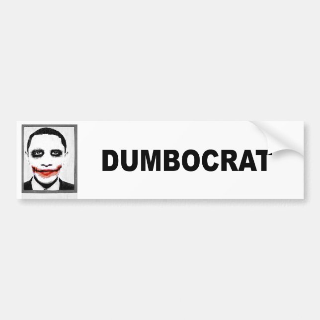Dumbocrat Autoaufkleber (Vorne)