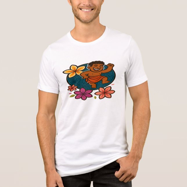 Dumi Happy Dancer Tri-Blend Shirt (Vorderseite)