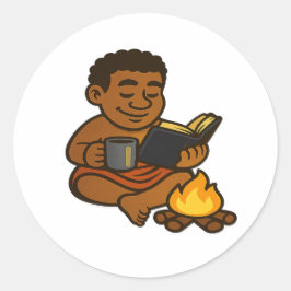 Dumi’s Storyteller Runder Aufkleber