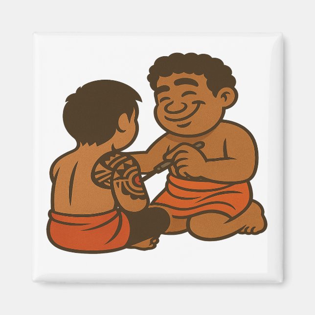 Dumi Tatau Artist Magnet (Vorne)