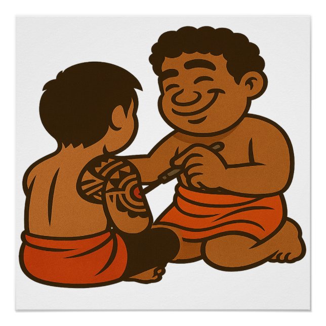 Dumi Tatau Artist Poster (Vorderseite)