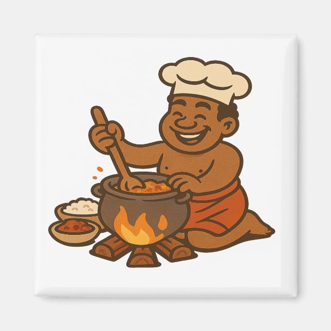 Dumi Village Chef Magnet (Vorne)