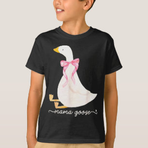 Dumm Mama Gans Papa Gans passende Gans Familie T-Shirt