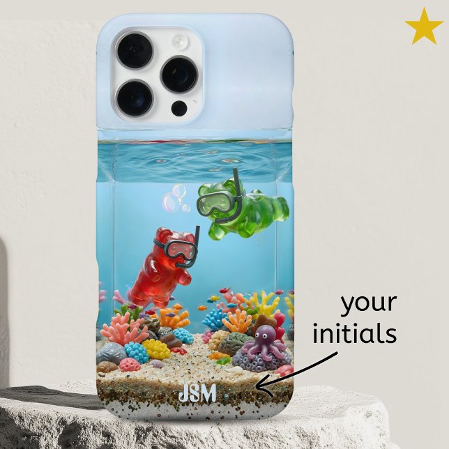 Dumm Schwimmende Gummibären Benutzername iPhone Hülle (Von Creator hochgeladen)