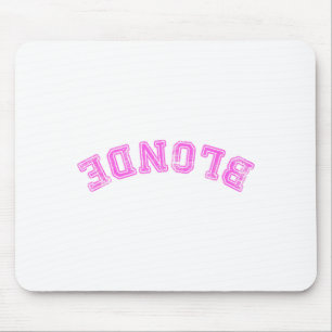 Dumme Blondine Kluge Lustige Sprüche-Illustration Mousepad