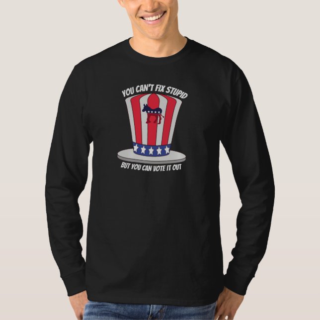 Dumme Demokraten - Demokratisches Party-Design T-Shirt (Vorderseite)