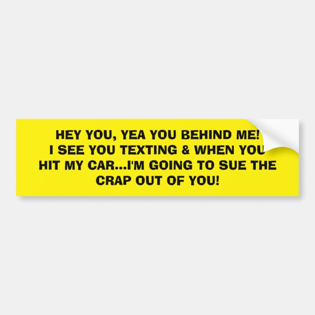 DUMME FAHRER-IDIOTEN AUF DER STRASSE SIMSEN AUTOAUFKLEBER (Vorne)