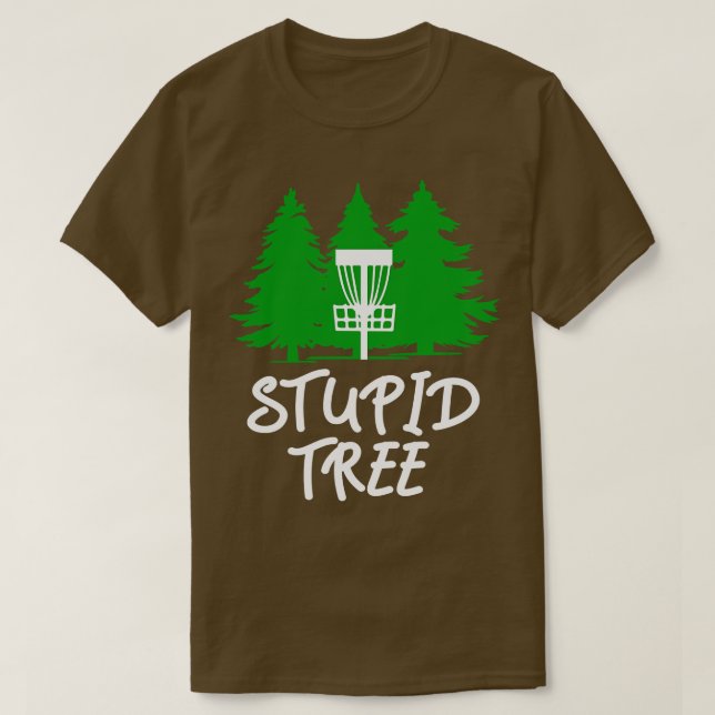 Dumme Tree Disc Golf T-Shirt (Design vorne)