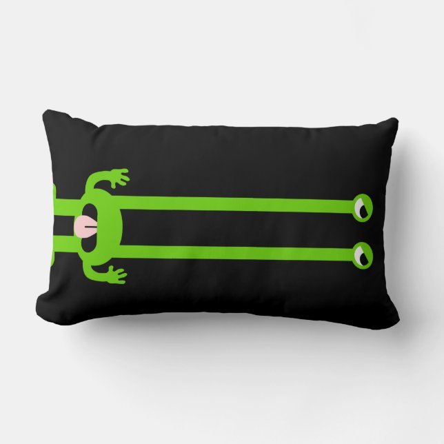 Dummer Alien-Wurfkissen Lendenkissen (Vorderseite)