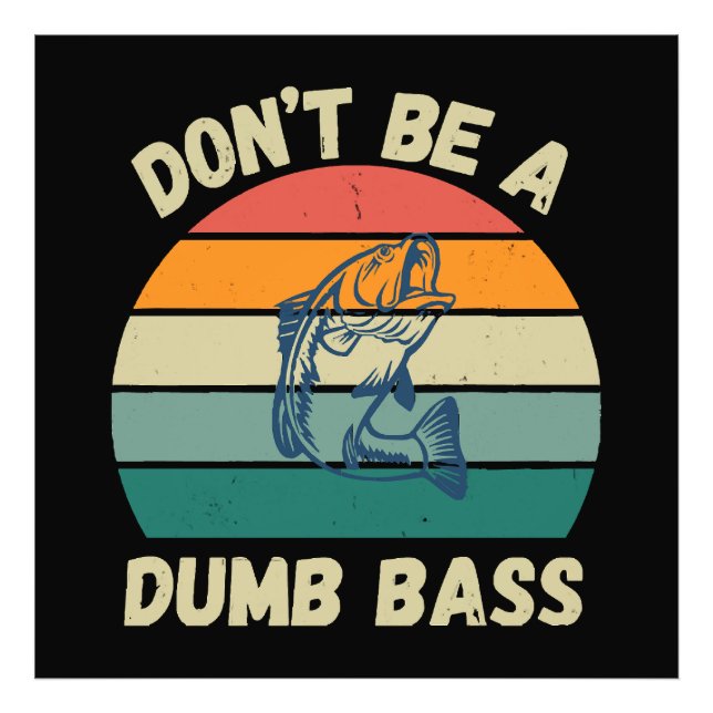 Dummer Bass Fotodruck (Vorne)