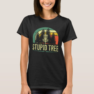 Dummer Baum Retro Disc Golf T-Shirt