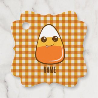 Dummer Candy Corn Süßigkeiten Geschenkanhänger