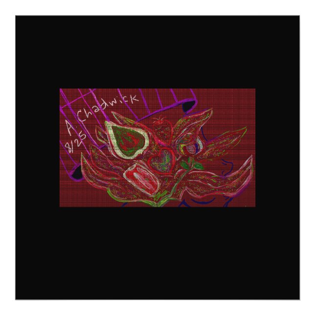 Dummer Comic Fotodruck (Vorne)