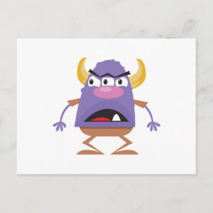 dummer dreiaugiger Oger-Monster Postkarte
