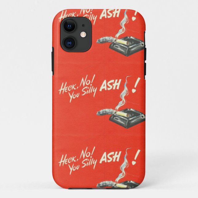 dummer Esche iPhone Hülle Cover (Rückseite)