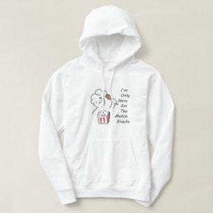 Dummer Fußball-Fan Hoodie - Ich bin nur hier für .