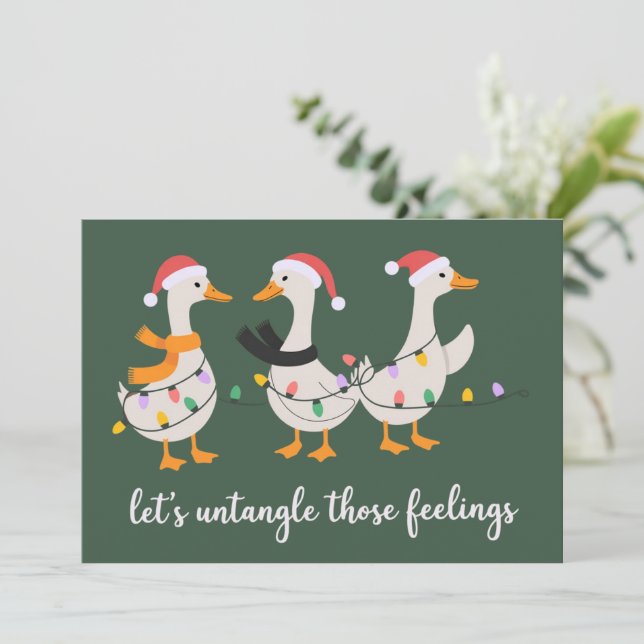 Dummer Gans ABA Weihnachten RBT BCBA Verhaltensthe (Stehend Vorderseite)