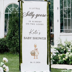 Dummer Gans Baby Shower Banner, Personalisierte Ga Banner