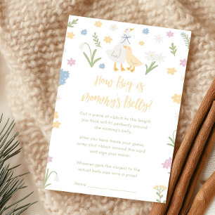 Dummer Gans Gingham Baby Shower Wie groß ist Spiel