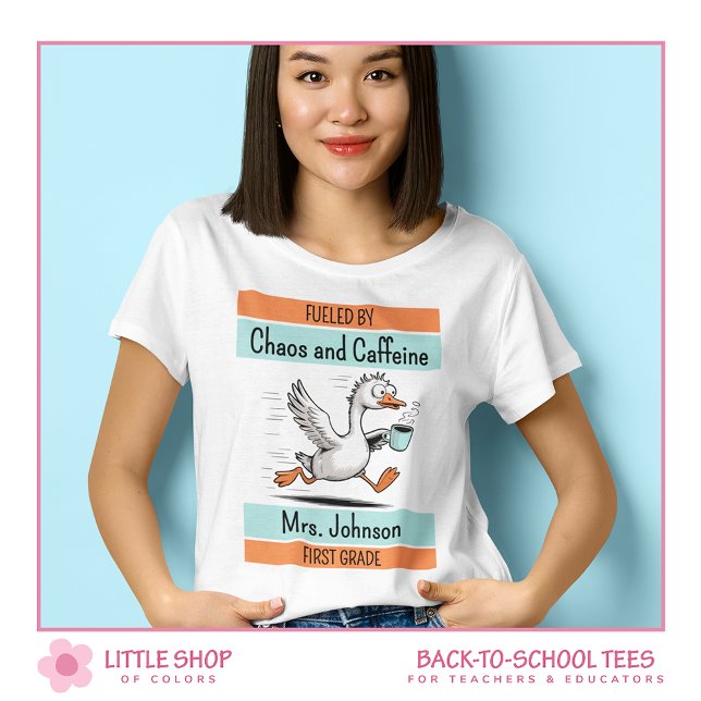 Dummer Gans Grundschullehrer der ersten Klasse T-Shirt (Von Creator hochgeladen)