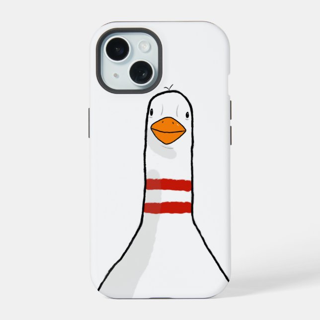 Dummer Gans iPhone-Hülle  iPhone 15 Hülle (Rückseite)
