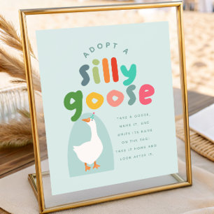 Dummer-Gans-Jungen-Geburtstags-Adoptionsstation-Pl Poster