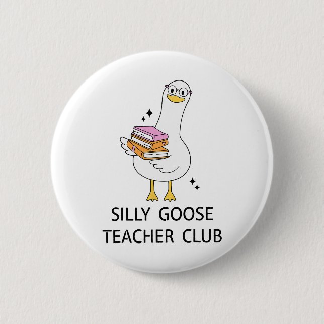 Dummer-Gans-Lehrer-Club  Button (Vorderseite)