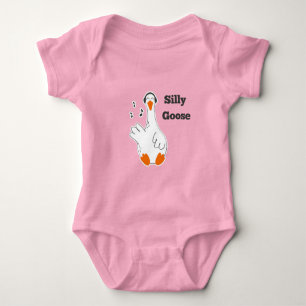 Dummer Gans, Lustige Gans, Gansliebhaber Baby Strampler