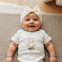 Dummer Gans Personalisiertes Geschenk Neugeborenes Baby Strampler