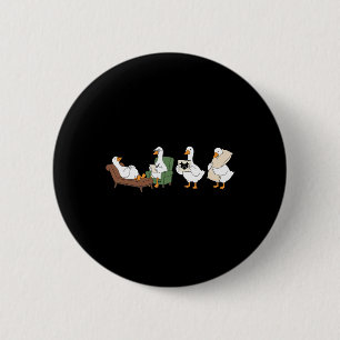 Dummer Gans Psych Krankenschwester Psychische Gesu Button