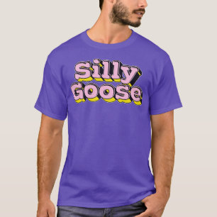 Dummer Gans Retro-Meme-Liebhaber-Design T-Shirt