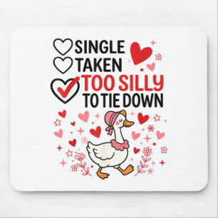 Dummer Gans Romantischer Status Lustiges Liebesleb Mousepad