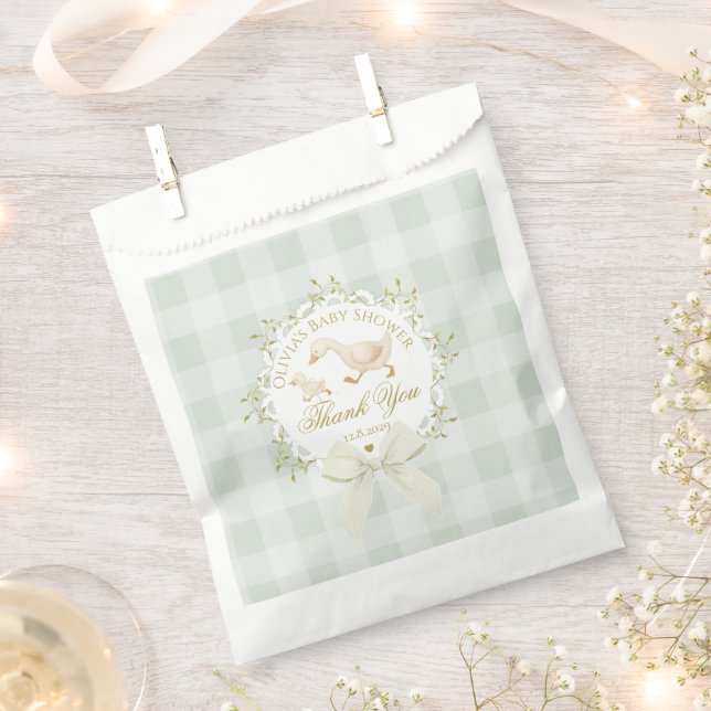 Dummer-Gans-Sage geschlechtsneutraler Dankeschön Geschenktütchen (Ausgeschnitten)