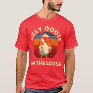 Dummer Gans-Shirt Grafik-T-Shirts Männer Lustige S T-Shirt
