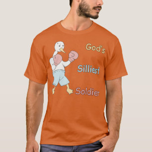 Dummer Gans-Shirt Lustig Süß Gottes dümmster Solda T-Shirt