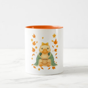 Dummer Gans & Stockenten fallen Gemütliches Herb Zweifarbige Tasse