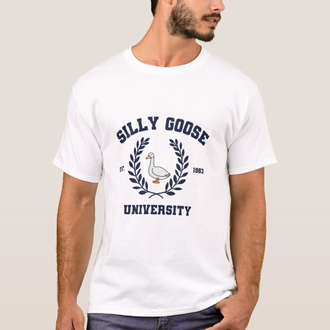 Dummer-Gans-Universität T-Shirt (Vorderseite)