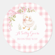 Dummer Gans Vintage Gänseblümchen-Baby-Party